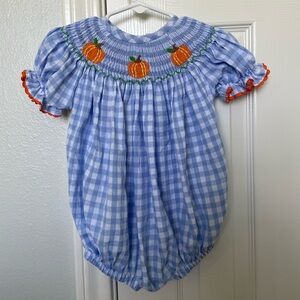Smocked Pumpkin Bubble